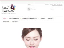Tablet Screenshot of just4woman.com